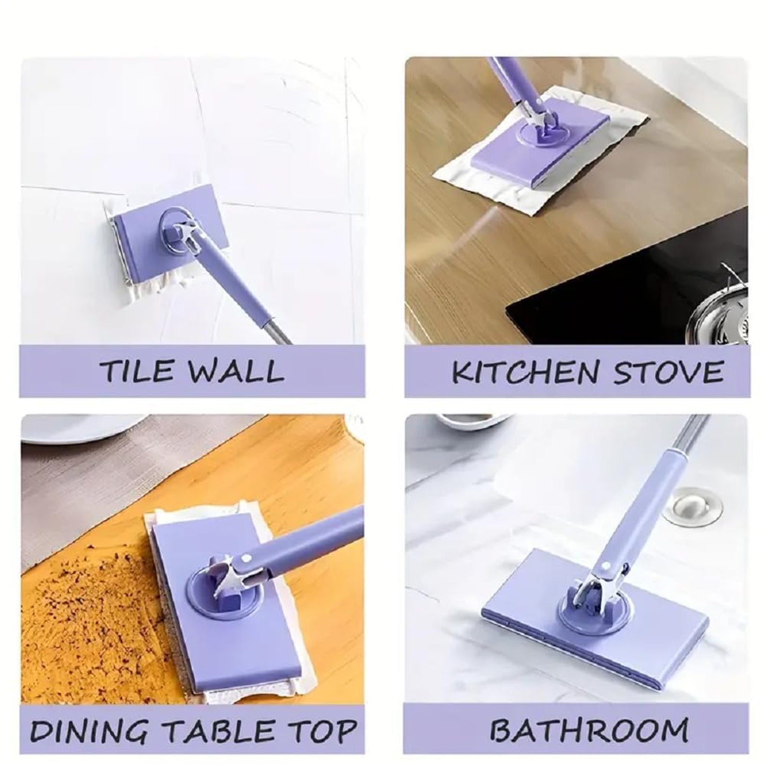 Automatic Cloth Changing Mini Mop with Push Pull Cloth Changing Handle (1 Pc) Automatic Cloth Changing Mini Mop with Push Pull Cloth Changing Handle (1 Pc)
